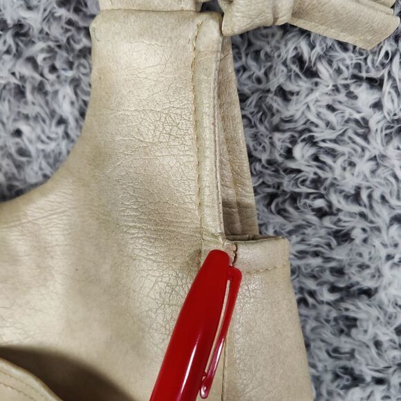 HANDMADE VNTG Leather Bag Mushroom Butterfly Fairy Forest Whimsigoth Cottage Twe - Picture 8 of 15